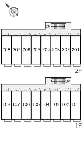 【ロビー】 | レオパレスけやき通り | 間取り配置図