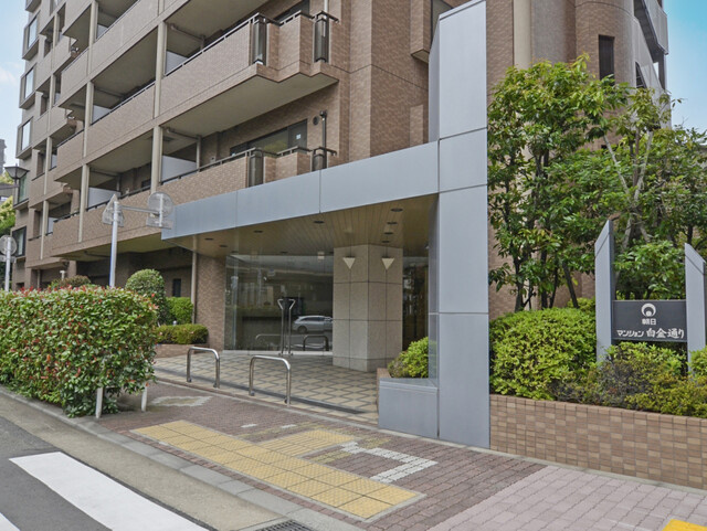 朝日マンション白金通りのエントランス|朝日マンション白金通り：オートロック付きマンションです！