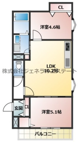 【間取り】 | ラモーナ倉治
