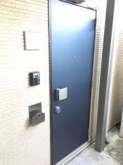 落ち着いた玄関です