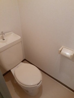 ゆったりとした空間のトイレです
