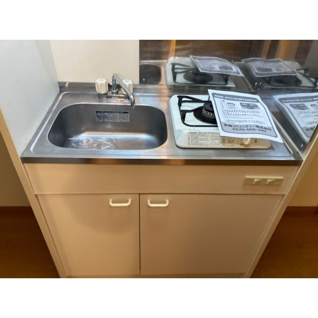 コンパクトなキッチンで掃除もラクラク