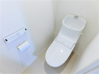 ゆったりとした空間のトイレです