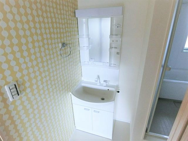 広い洗面スペース