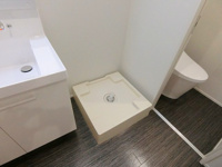 コンパクトで使いやすい洗面所