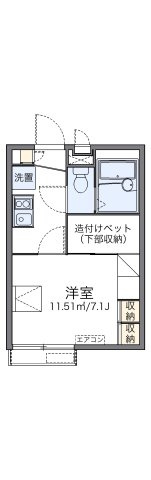 代表的な間取のため実際の間取とは異なる場合があります