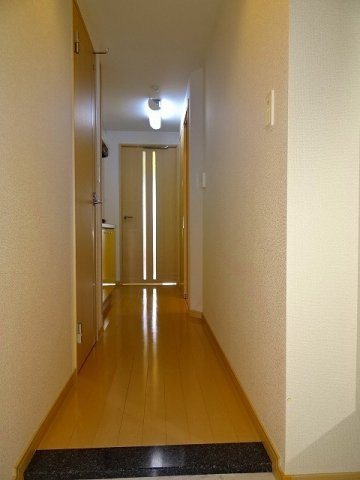 明るい玄関です