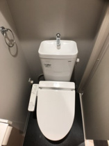 ゆったりとした空間のトイレです