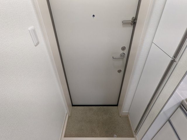 シンプルで使いやすい玄関です