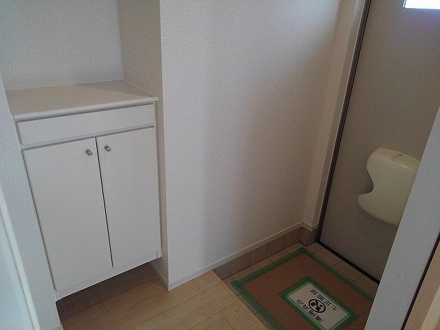 シンプルで使いやすい玄関です