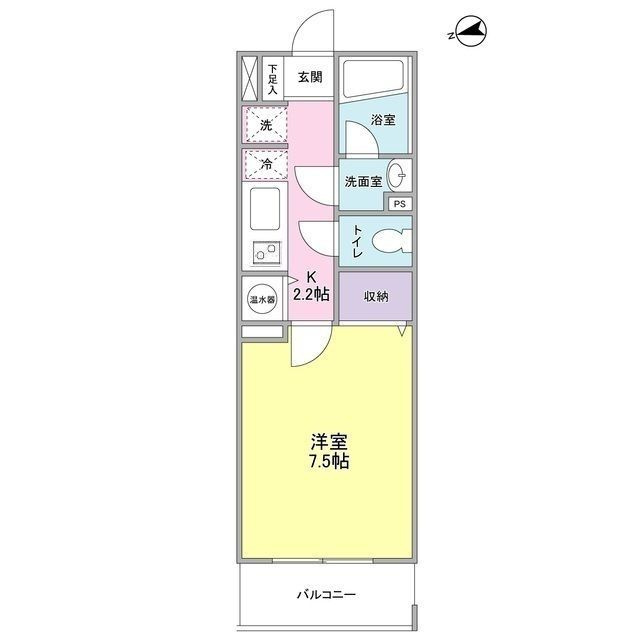 ベルク城山弐番館の間取り