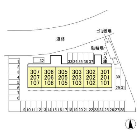 エディフィスＫＴの区画図|他社様掲載物件もまとめてご紹介、ご案内可能です(^^)/
