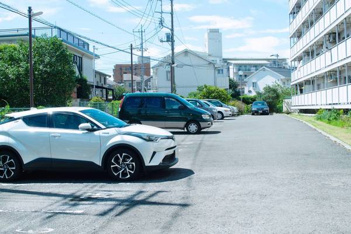 駐車場に車を止められます