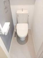 コンパクトで使いやすいトイレです