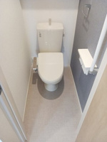 コンパクトで使いやすいトイレです