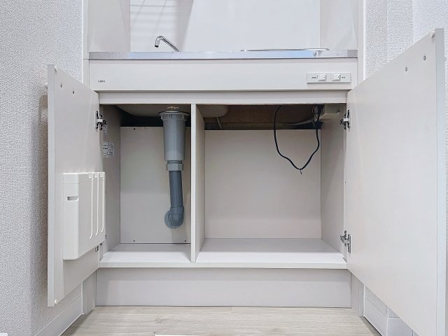 コンパクトなキッチンで掃除もラクラク