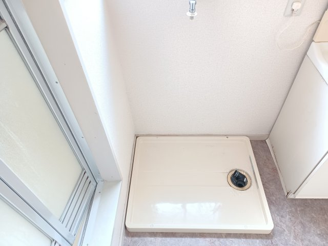 洗濯機置き場です