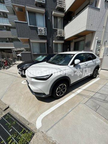 神戸市東灘区住吉宮町１丁目のアパートの駐車場|駐車場です