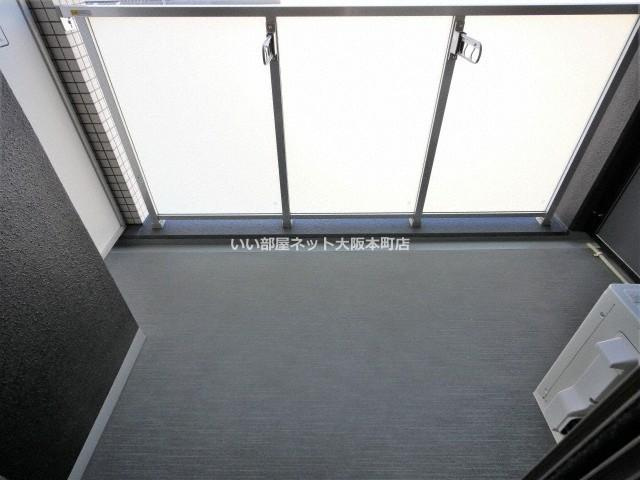 コンフォリア阿波座のバルコニー