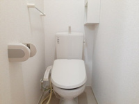 清潔感のあるトイレです