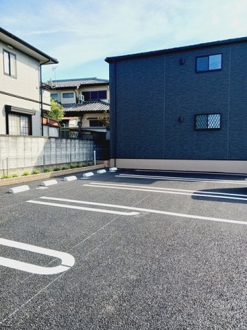 駐車場に車を止められます