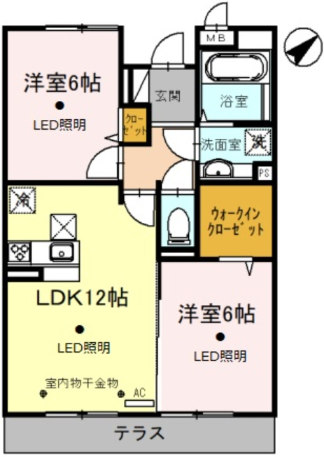 サンヘリオスの間取り