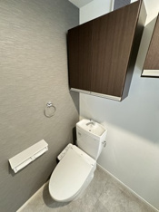 ゆったりとした空間のトイレです