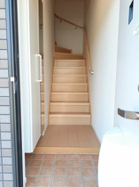 シンプルで使いやすい玄関です