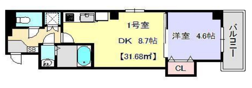 アンブラッセ要町の間取り