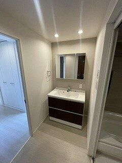 茗荷谷サンハイツの洗面所
