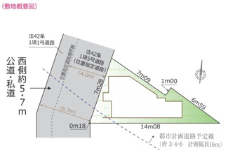 【区画図】 | 【仲介手数料無料！！】府中市本町2丁目　新築戸建て（全1棟）1号棟　4780万円