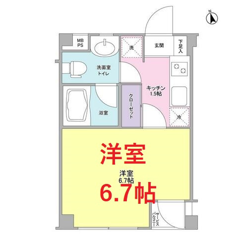 【間取り】 | カルディア荏原中延