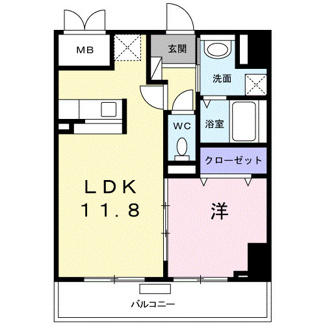 【間取り】 | アビタ・ヴァン | 間取りです。
