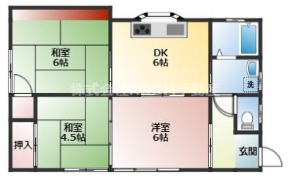 本村住宅の間取り