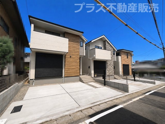 【外観】 | 福岡市中央区笹丘3丁目1期　3号棟（全3棟）【仲介手数料無料・0円】 | 現地写真。同じ物件を見るなら、プラス不動産販売にお任せ下さい。