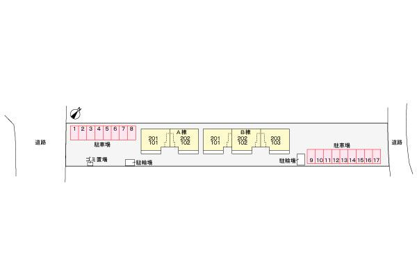 プレシャス　京　Ａの駐車場