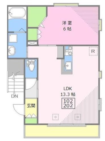 レスポワールの間取り