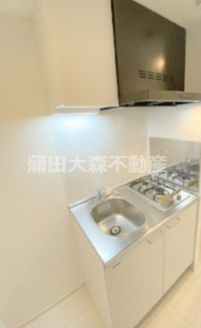 リバティ蒲田のキッチン|2口ガスシステムキッチン