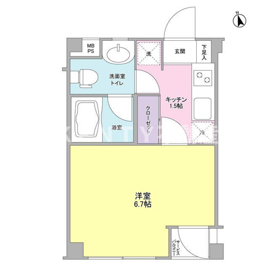【間取り】 | カルディア荏原中延