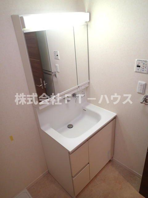オフィールソールの独立洗面台