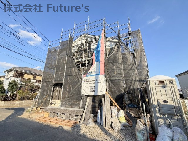 三郷市花和田　新築戸建　全2棟　1号棟の外観|現地の写真になります。