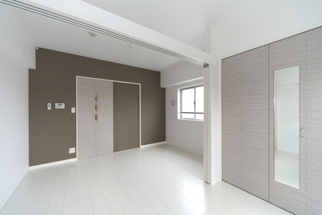 新品家具付きマンション大楠25(KaGood福岡)の居間・リビング