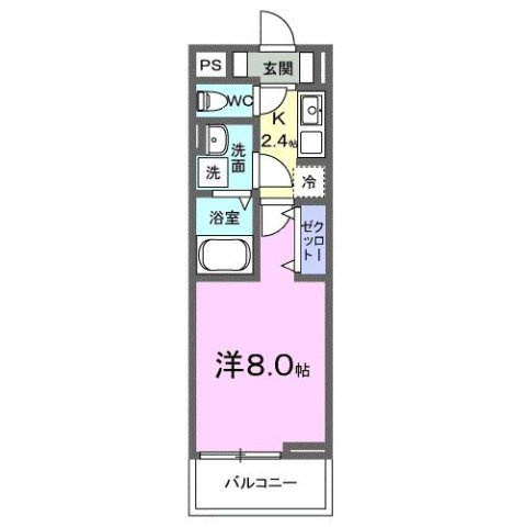 【間取り】 | グランデ　ミナミⅢ