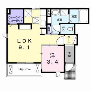 【間取り】 | グランディール枝堀Ａ