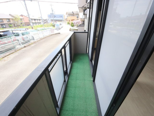アルファ生駒のバルコニー