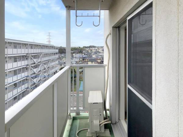 ビレッジハウス川井宿6号棟のバルコニー|ビレッジハウスの同一物件・同一タイプの間取りの写真です
