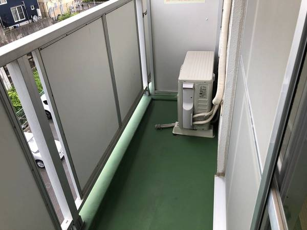 ビレッジハウス亀井野4号棟のバルコニー|ビレッジハウスの同一物件・同一タイプの間取りの写真です