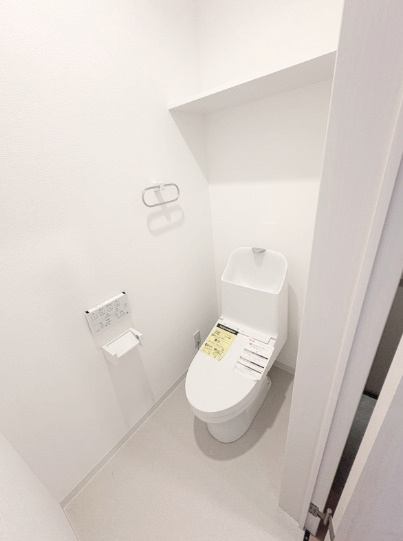 熊本市中央区渡鹿３丁目のアパートのトイレ|落ち着いたトイレです