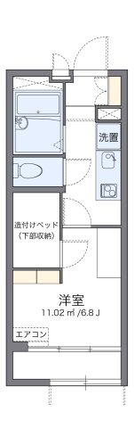 レオパレスホカリズ登戸の間取り