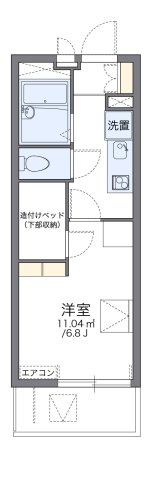 レオパレスリトルリリーの間取り